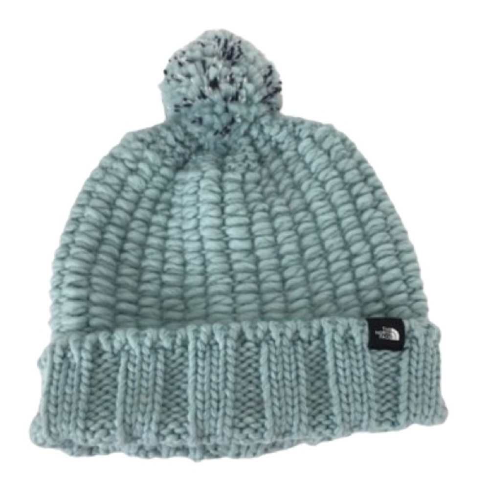 The North Face Kids Beanie Hat Baby Blue Junior Kids One Size Winter Hat